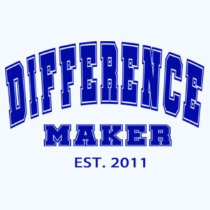 DIFFERENCE MAKER - UNIVERSITY LIGHT - Unisex Fleece Hooded Sweatshirt Design